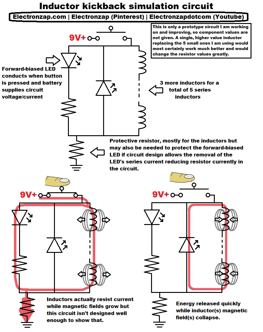 Inductor Circuit Diagram Simple
