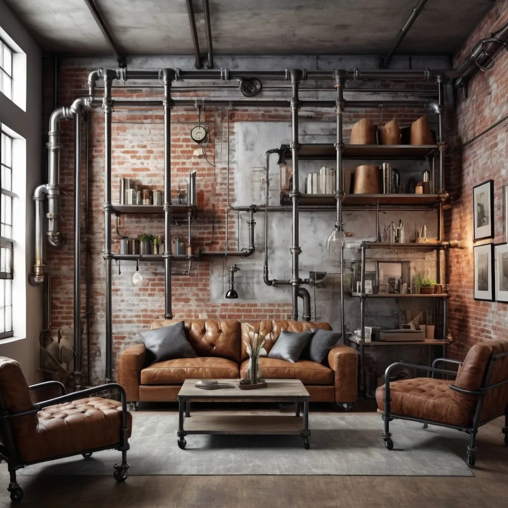 Industrial Pipe Room Design Stable Diffusion Online