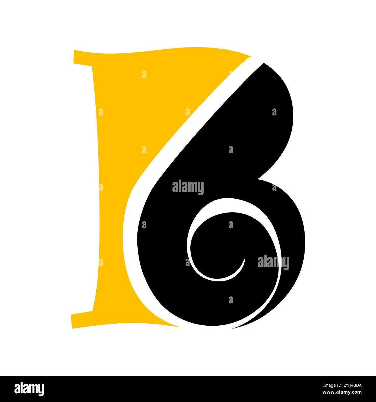 Initial Letter B Logo Design B Logo Design Letter B Symbol Letter B Initial Letter Stock