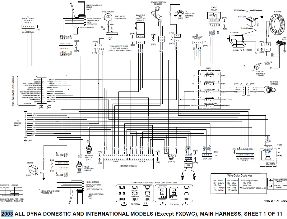 Injector Wiring Diagram 2003 Harley Davidson