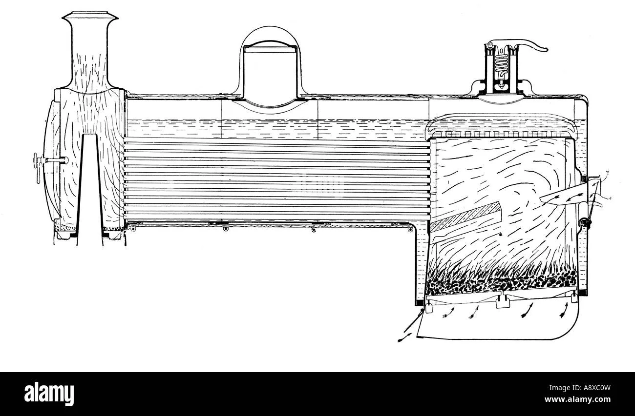 Inside A Steam Locomotive Diagram