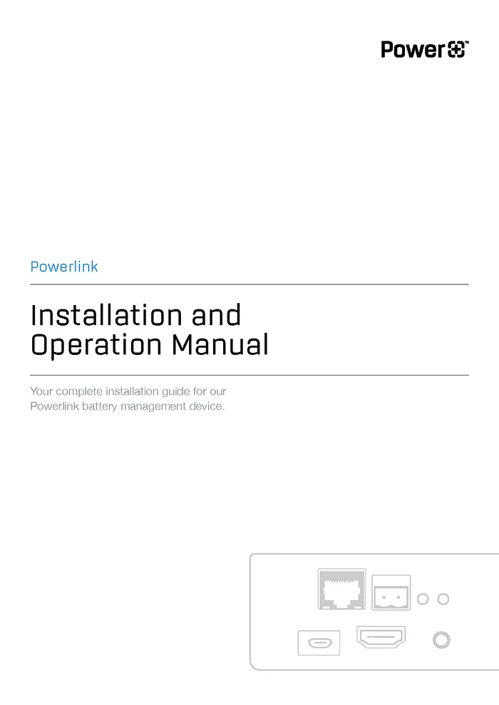 Installation Manuals Powerplus Energy