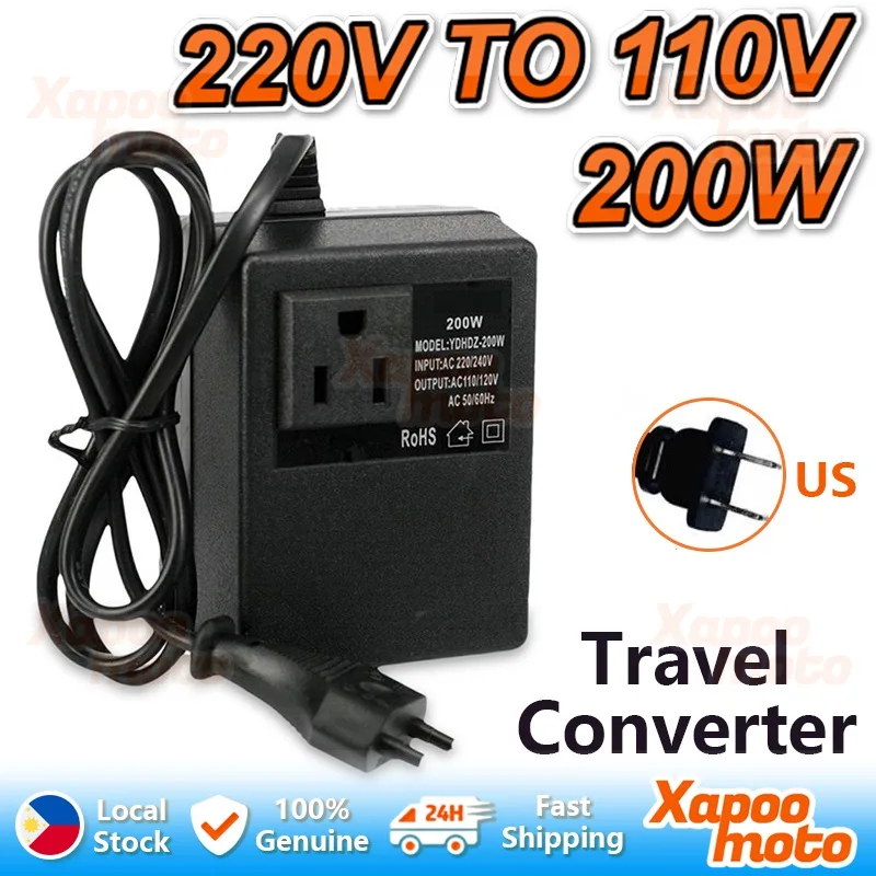 Intelligent Efficient Household 200W Ac 220V To 110V Transformer Voltage Converter Travel
