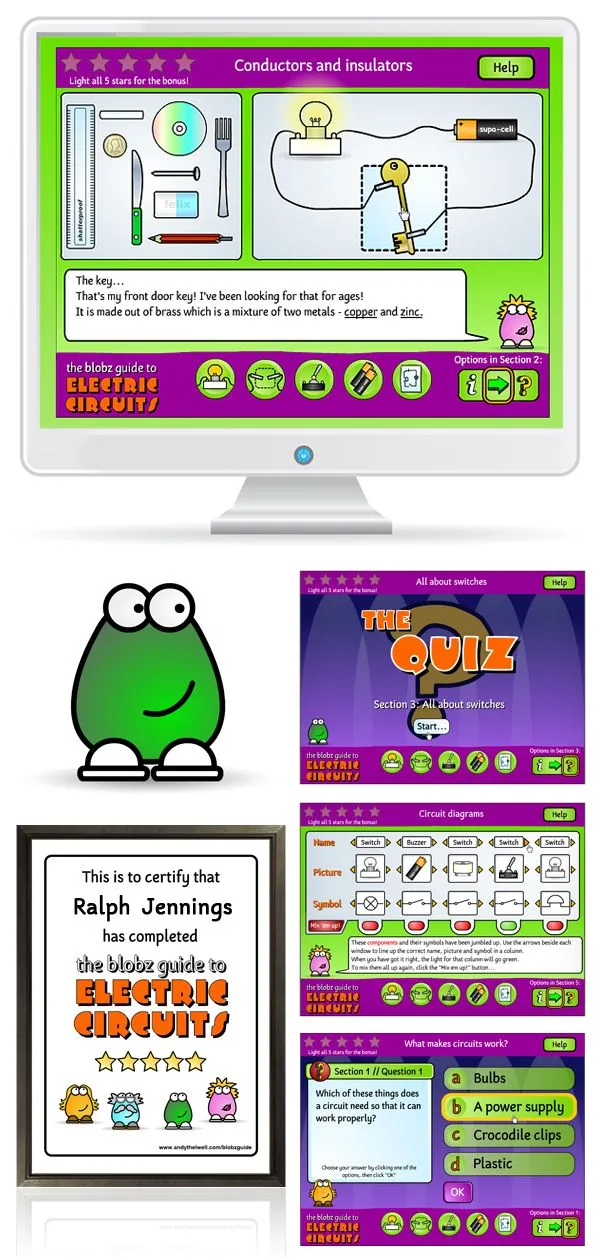 Interactive Circuits Blobz Diagram Circuits Thelwell 6G 4F