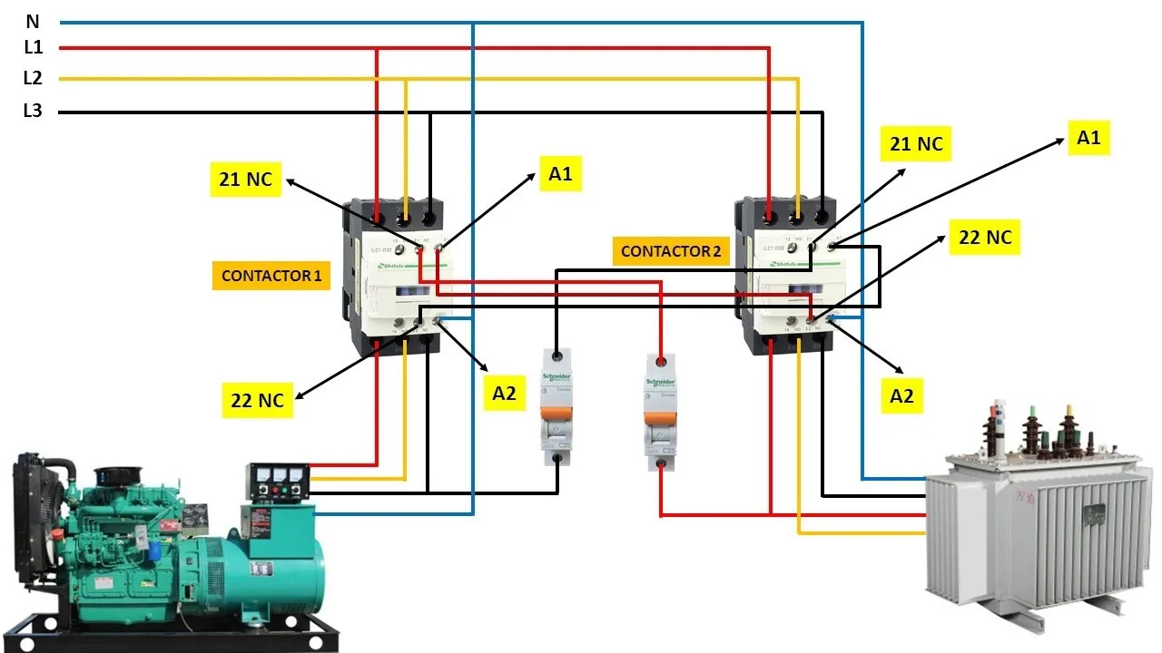 Interlocking Control Circuit Diagram
