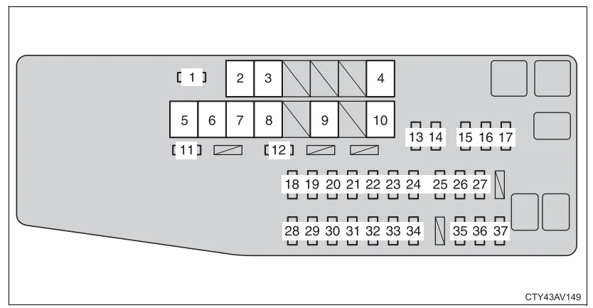 Introduce 115 Images 2003 Toyota Camry Fuse Box Diagram