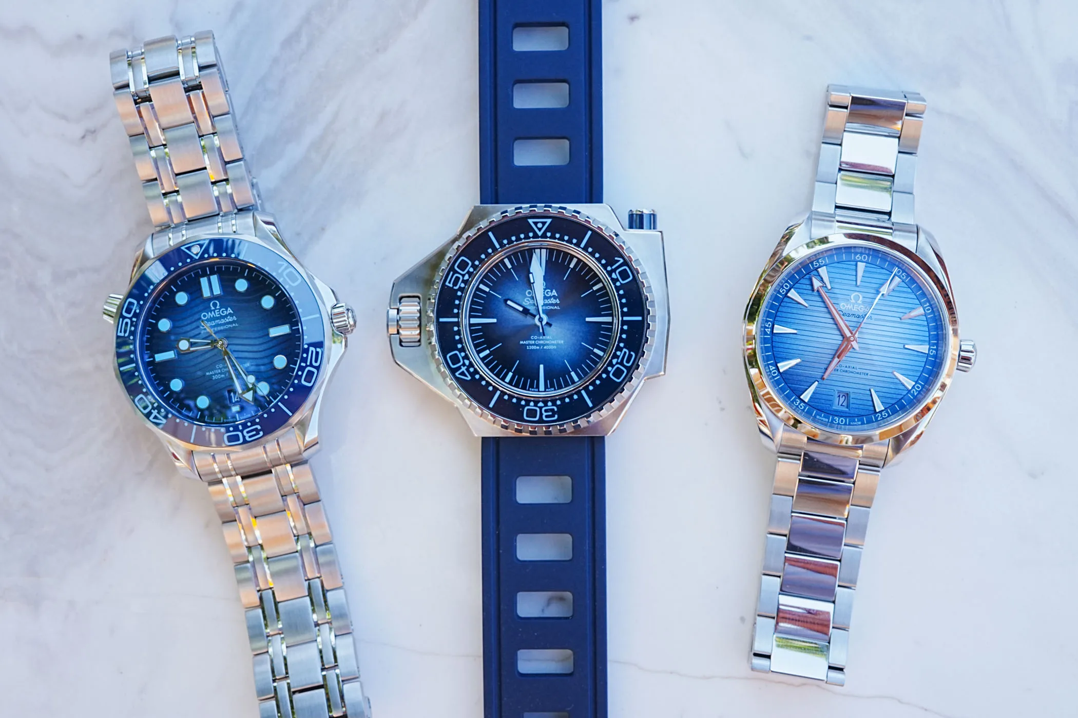 Introducing The 8 New Watches Of The Omega Seamaster 75Th Anniversary Summer Blue Collection