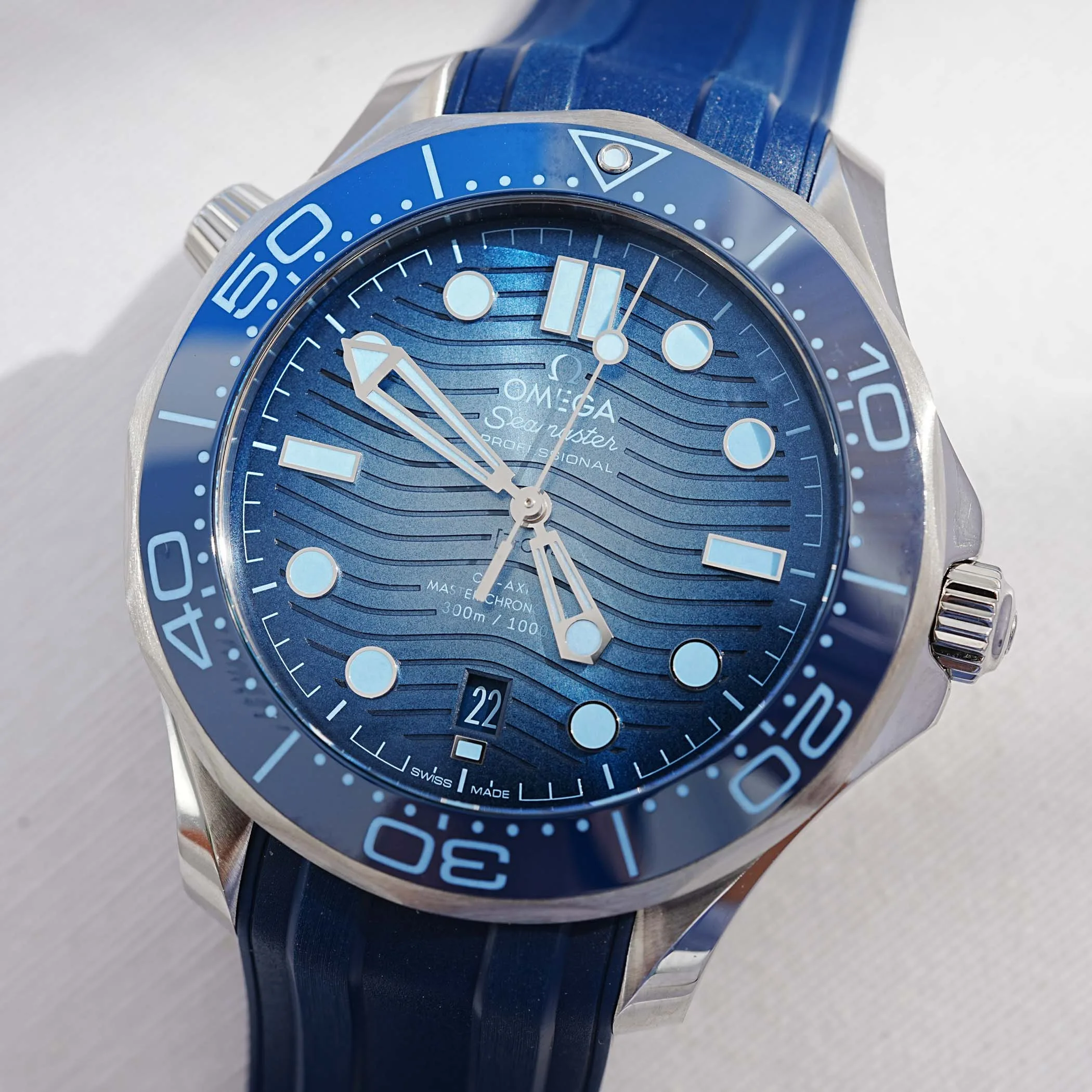 Introducing The New Omega Seamaster Diver 300M Summer Blue 75Th Anniversary Live Pics Price