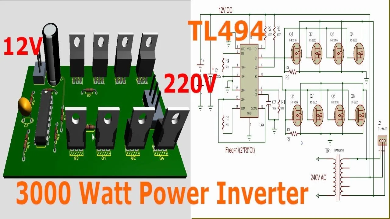 Inverter Circuit Schematic Diagram Inverter Circuits Makingc
