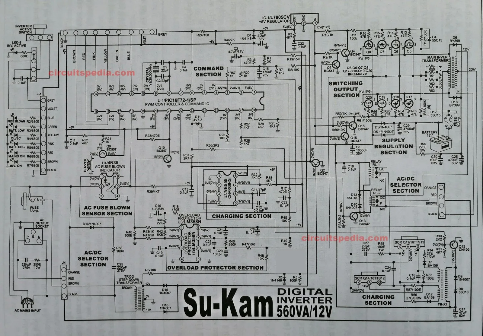 Inverter Wiring Diagram Manual Wiring Digital And Schematic
