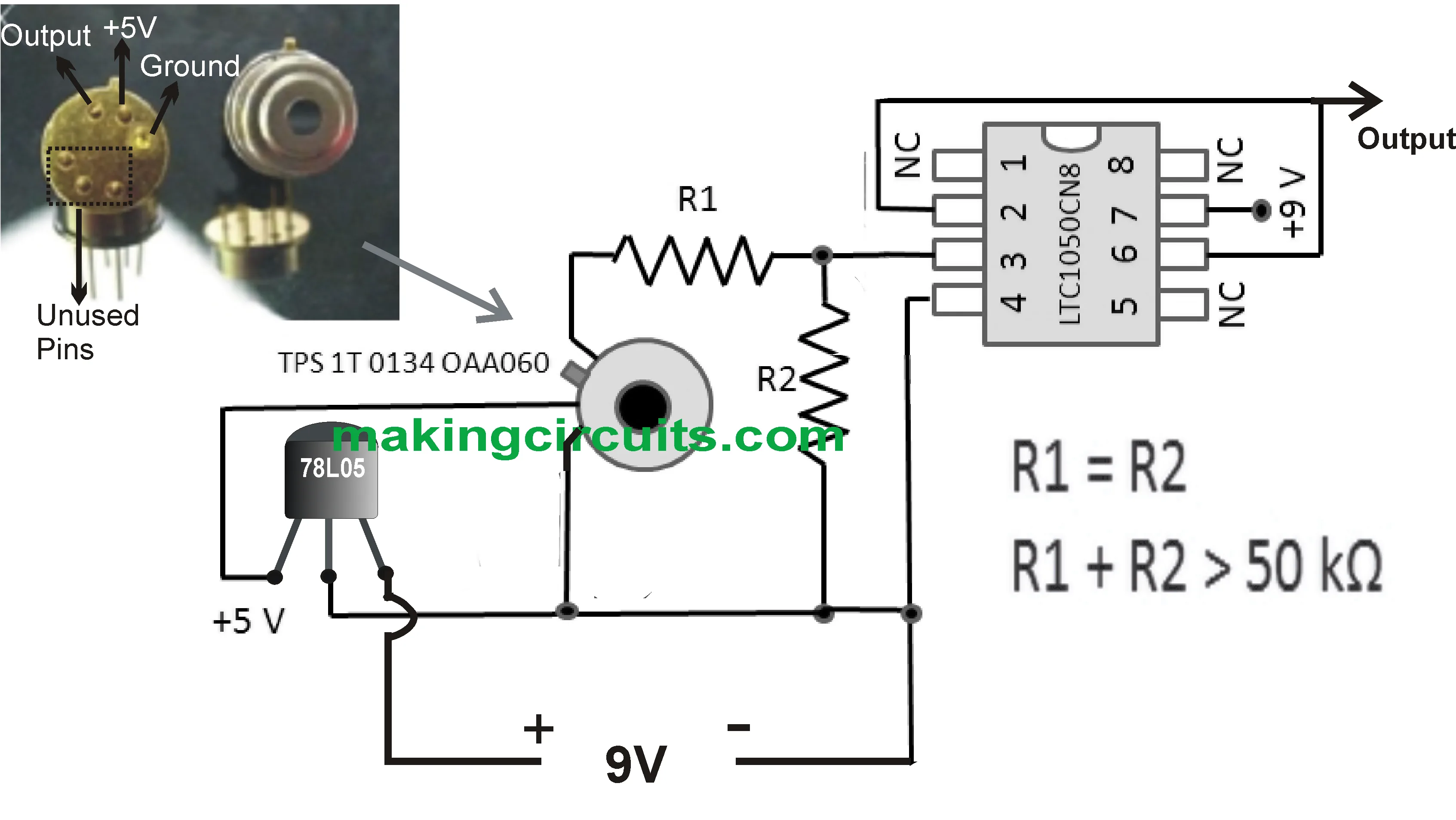 Ir Thermometer Circuit Diagram