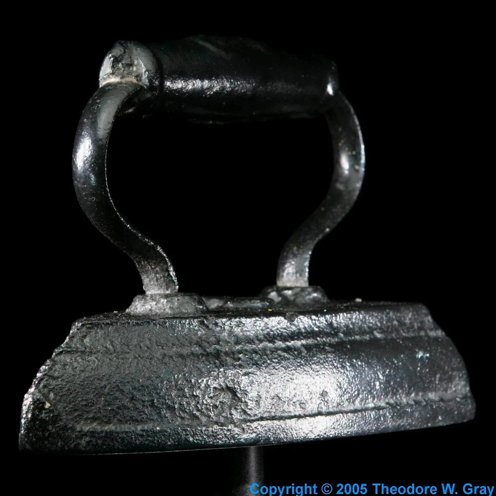 Iron A Sample Of The Element Iron In The Periodic Table