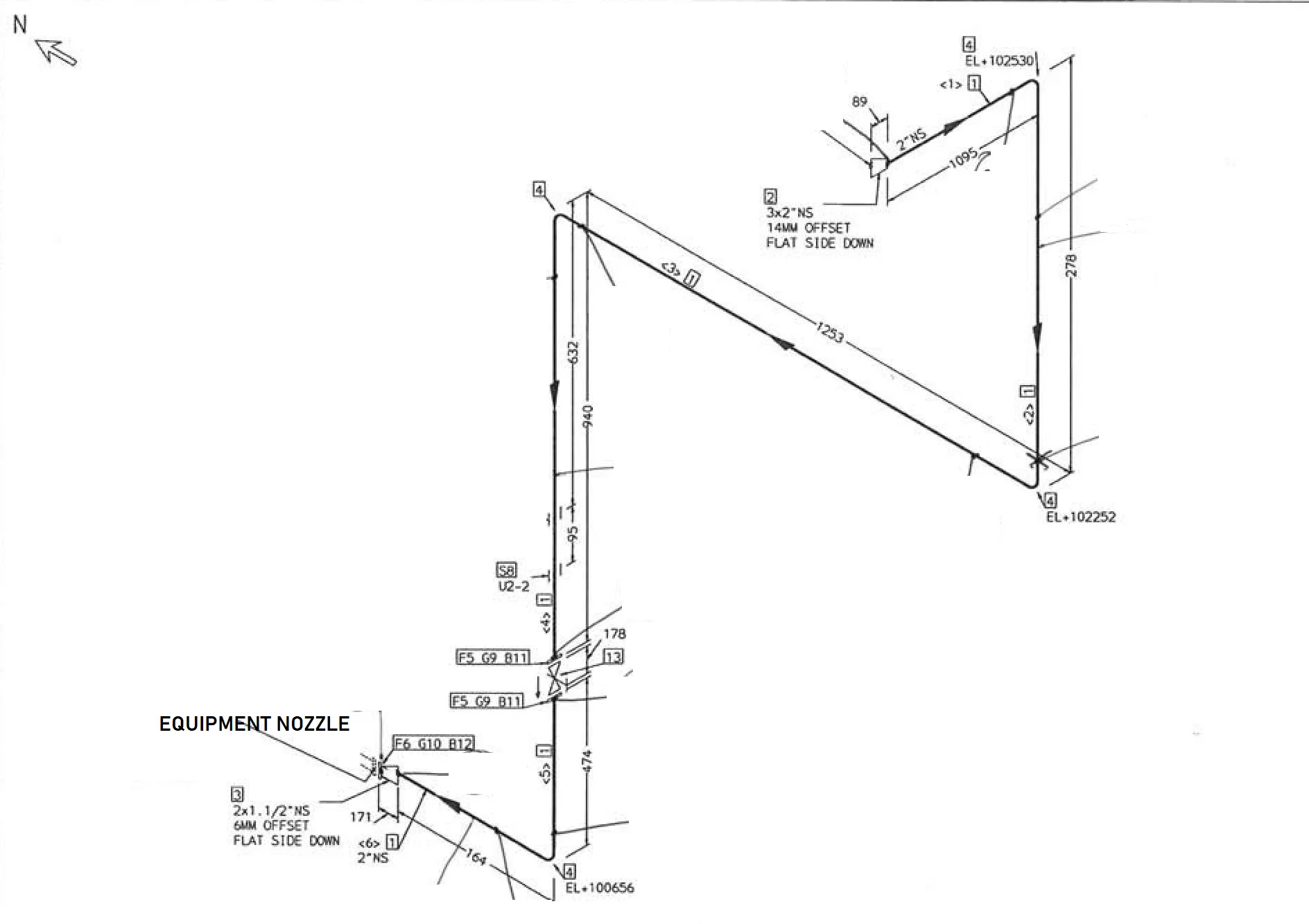 Isometric Pipe Drawing Autocad