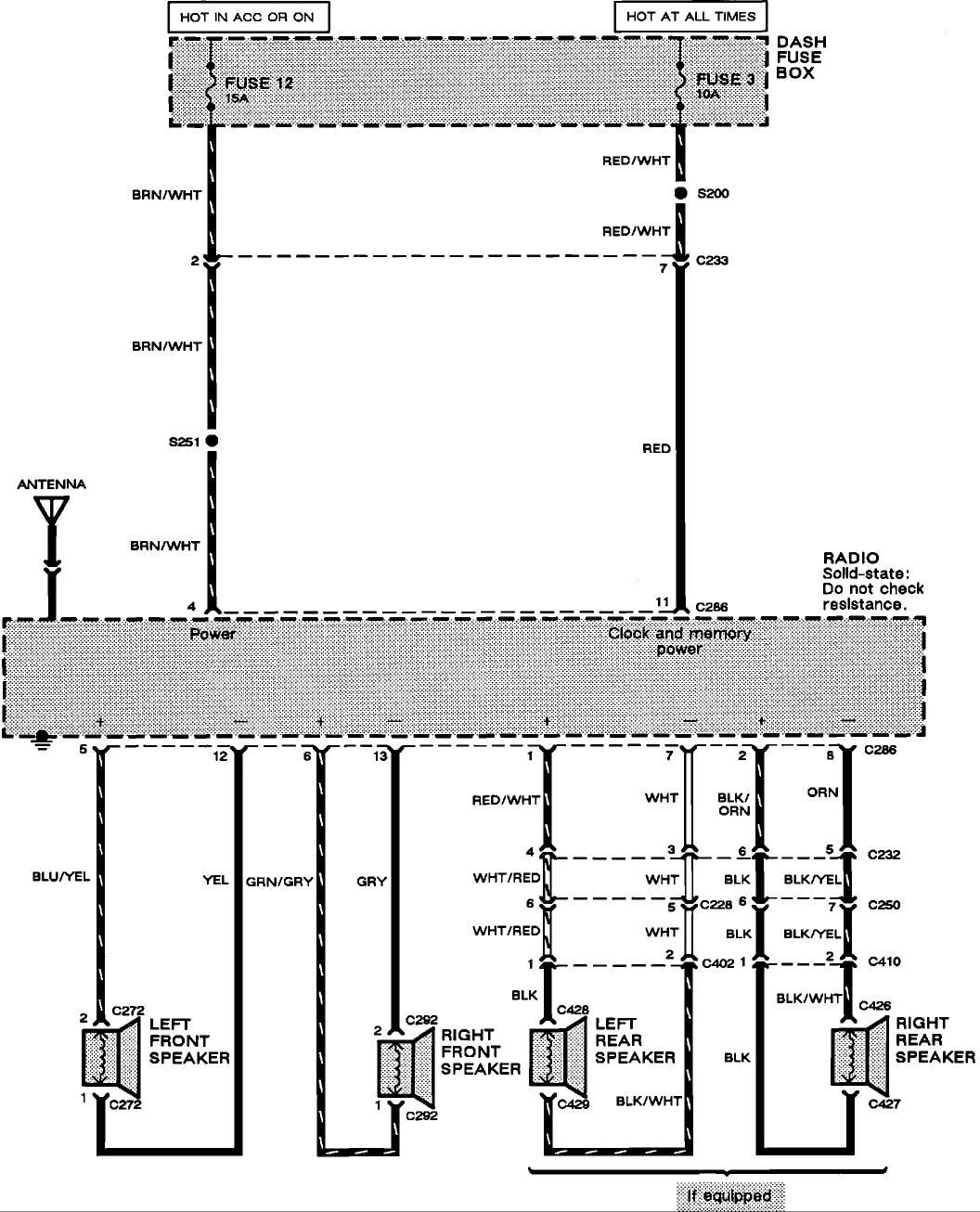 Isuzu Rodeo Radio Wiring Diagram
