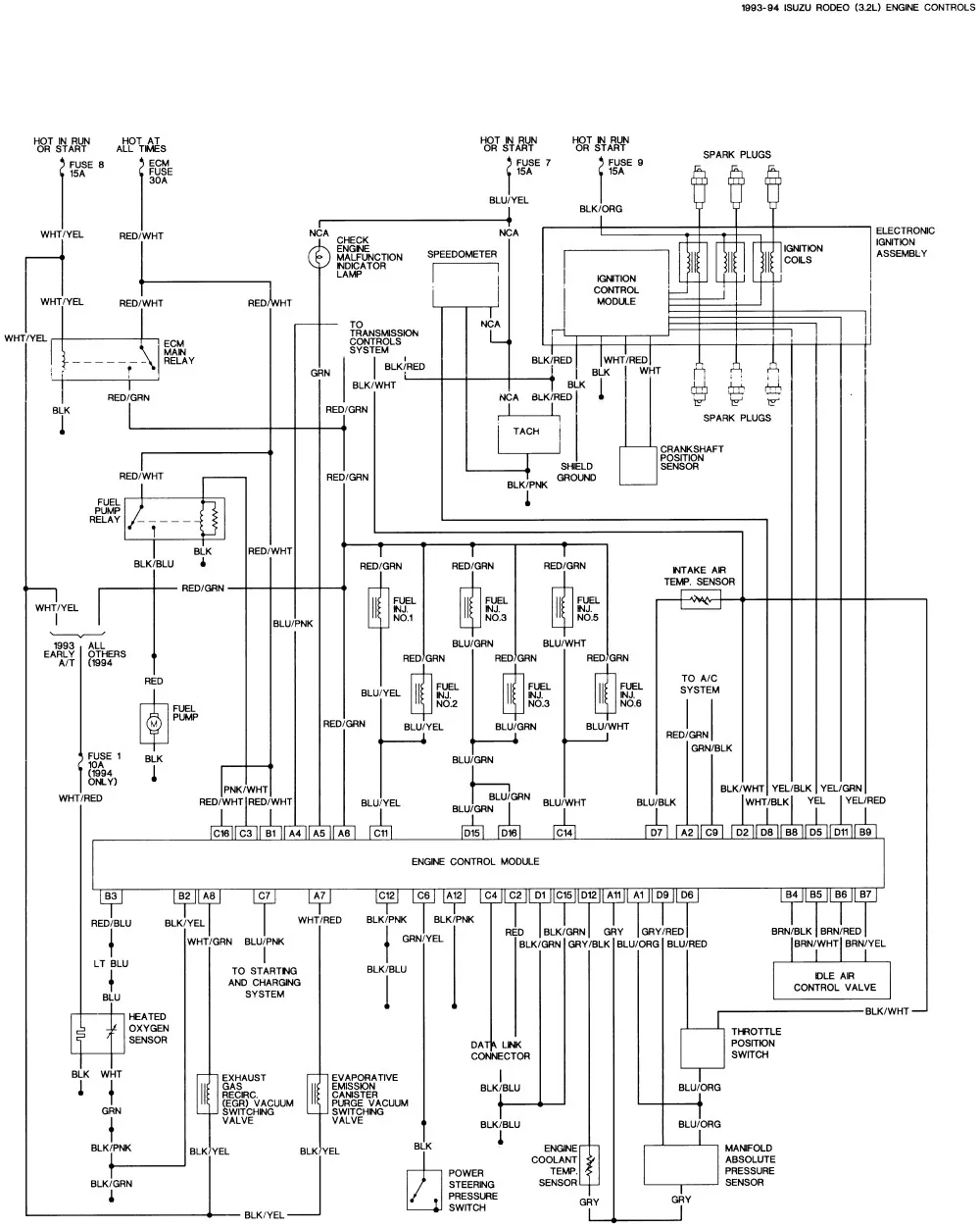 Isuzu Rodeo Stereo Wiring Diagram Collection