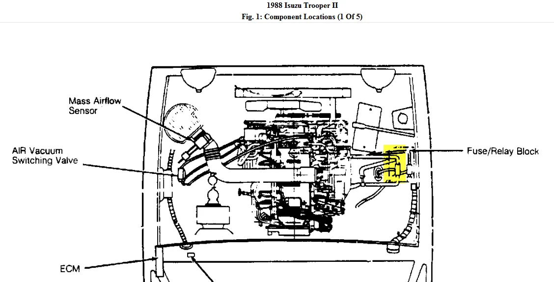 Isuzu Trooper Power Seat Wiring