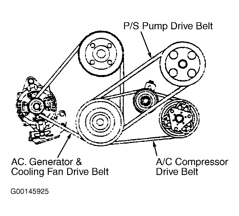 Isuzu Trooper Serpentine Belt Diagram