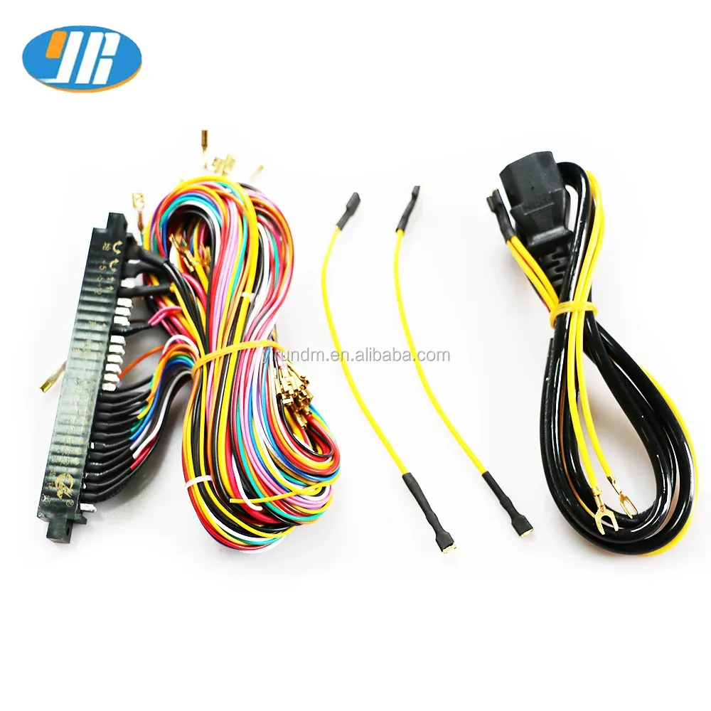 Jamma Wire Harness 28 Pin With 5 6 Buttonwires Arcade Game Cable Wiring Harness Multicade Arcade