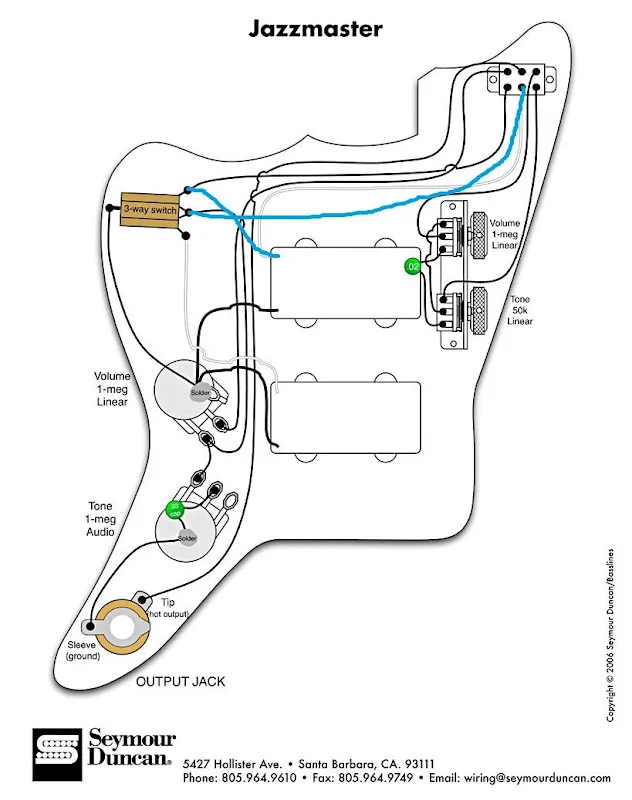 Jazzmaster Wiring Jazzmaster Wiring Diagram Fender American