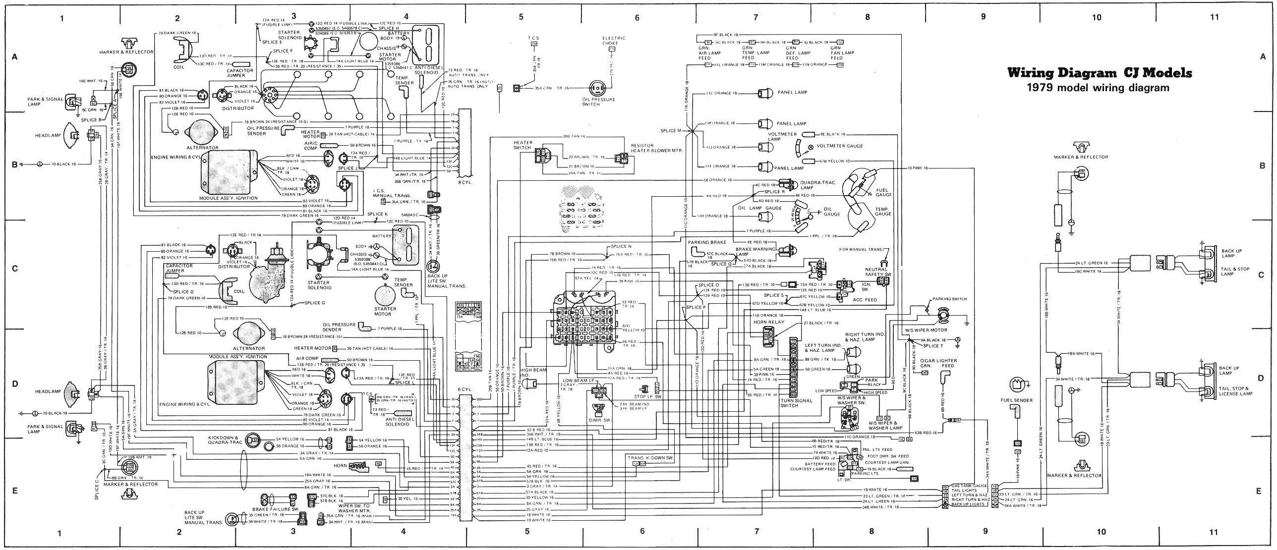 Jeep Cj7 Wiring Diagram 1986 Cj7 Wiring Diagram Diagram Of