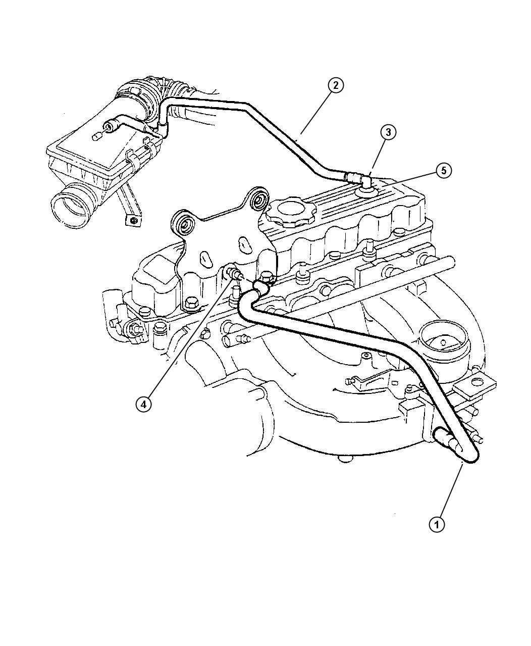 Jeep Wrangler Connector Vacuum Hose 33004175 Jeep Parts Overstock Lakeland Fl
