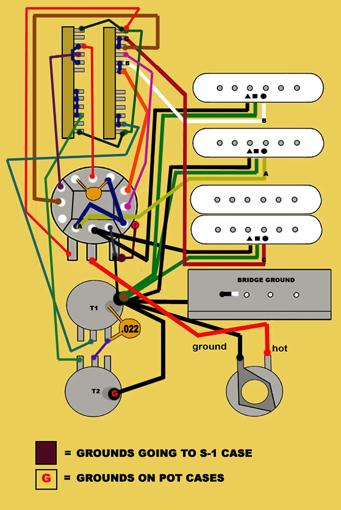 Jimmie Vaughn Fender Stratocaster Wiring Diagrams