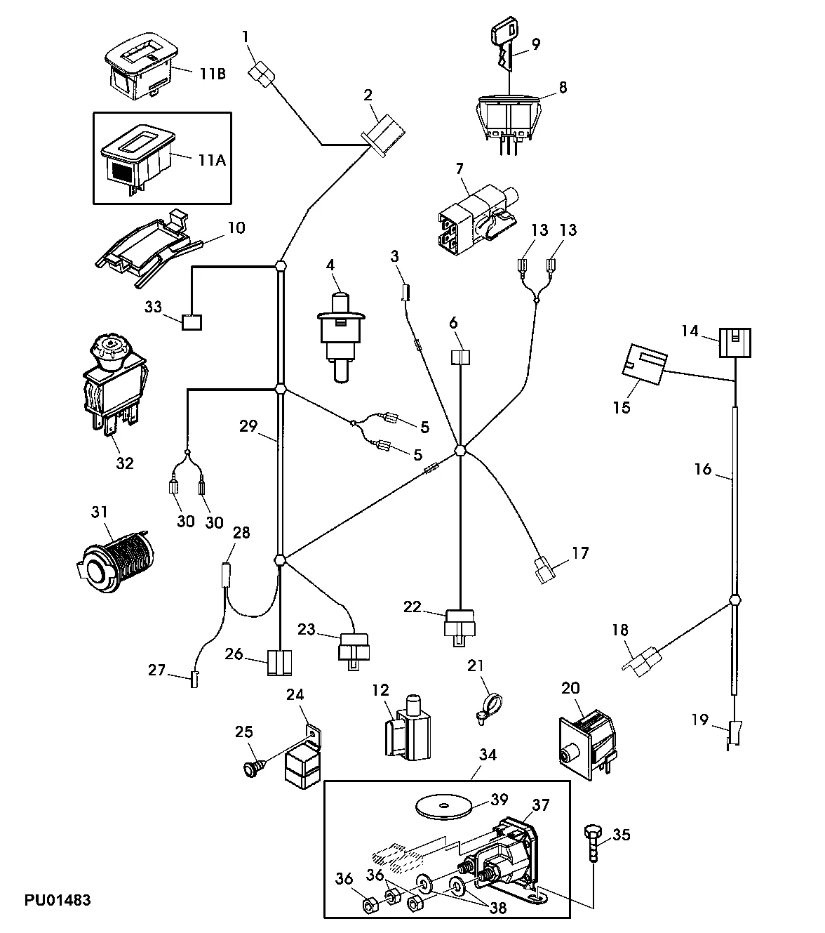 John Deere D140 Pump Belt Diagram John Deere Tractor Diagram