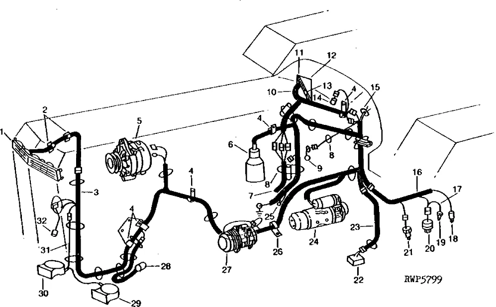 John Deere Solenoid Wiring Diagram Starter Solenoid John Deere Gator Starter Wiring Diagram