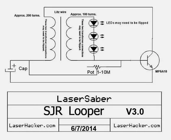 Joule Thief Sjr Looper V3 0 Wiring Diagram