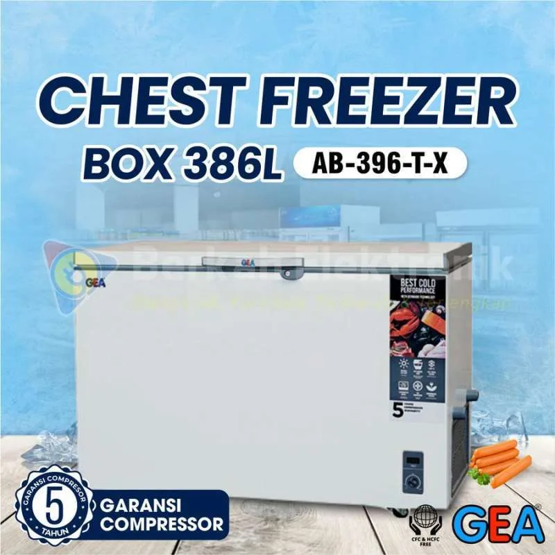 Jual Freezer Box Gea Ab 396 Chest Freezer 386 Liter Di Seller Berkahelektronik Pacar Keling