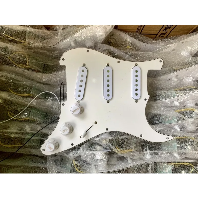 Jual Pickup Gitar Stratocaster Single Coil Pickguard Wiring Set For Fender Strato Strat Squier