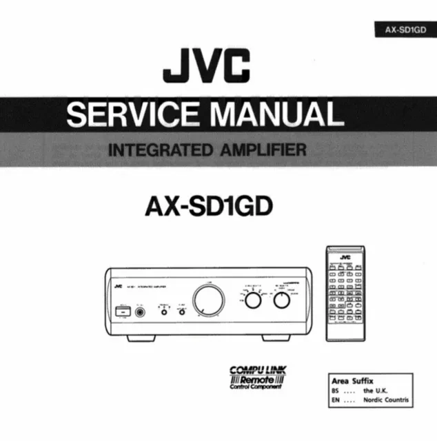 Jvc A X5 Schematic Diagram Service Manual Circuit Diagram Techniques 13 67 Picclick Uk