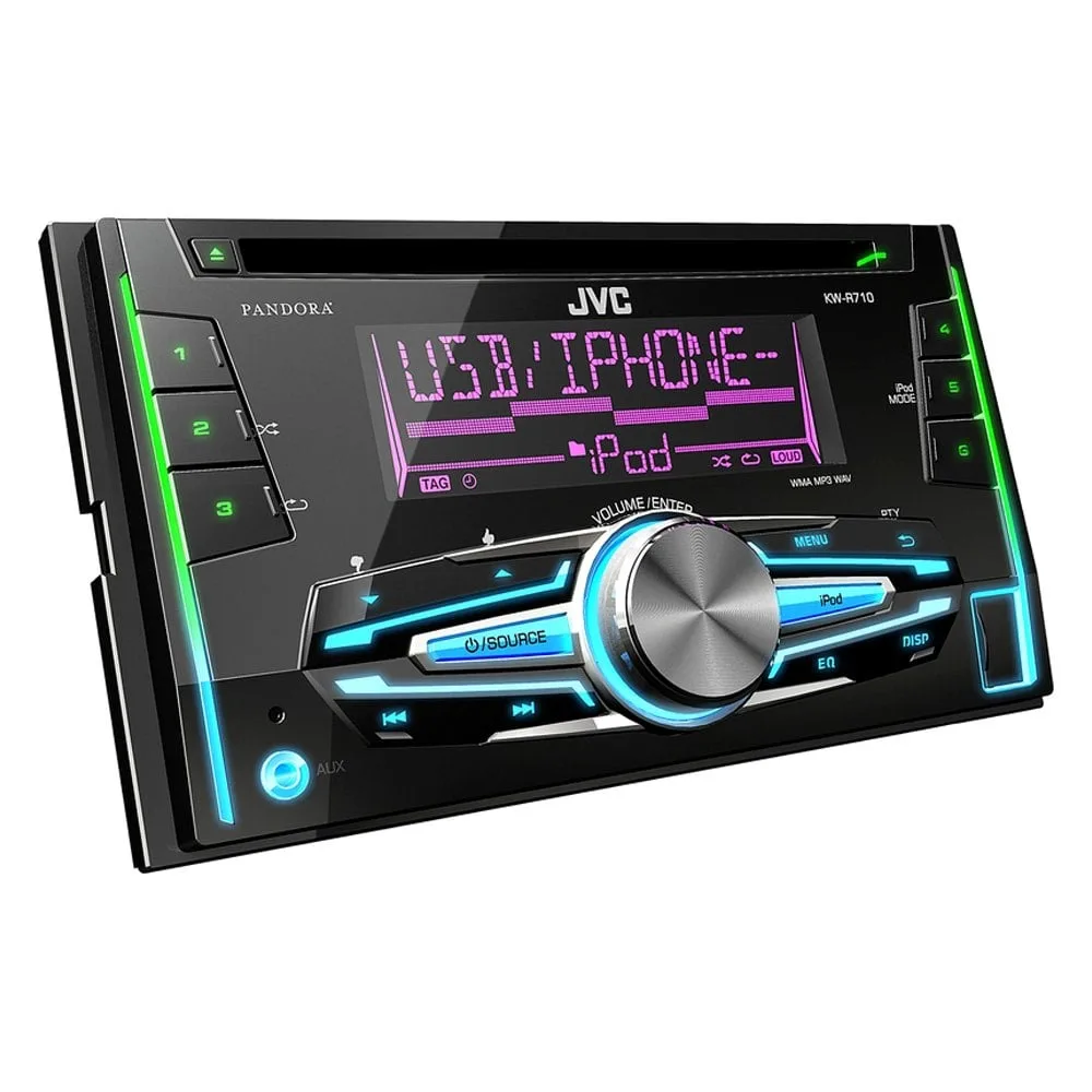 Jvc Kwr710 Double Din Cd Am Fm Mp3 Wma Receiver