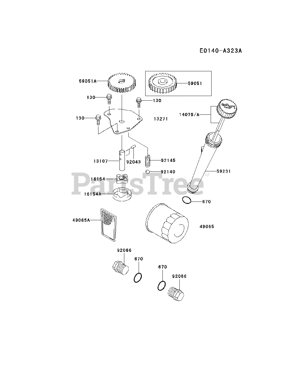 Kawasaki Fh500V As15 Kawasaki Engine Lubrication Equipment Parts Lookup With Diagrams Partstree