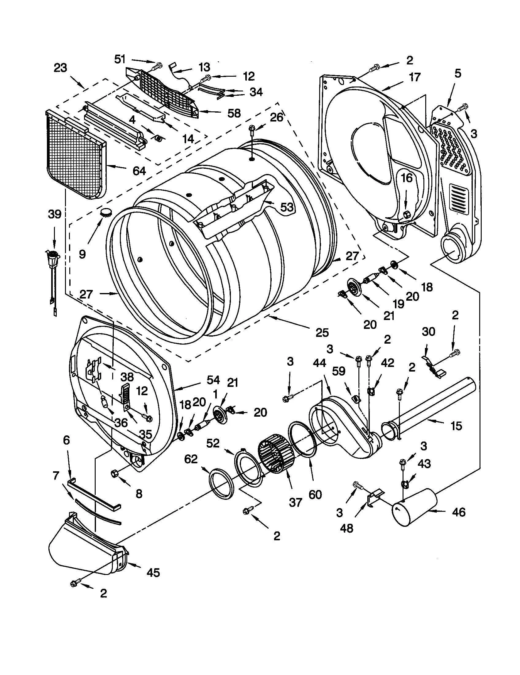 Kenmore Dryer Wiring Diagram Manual
