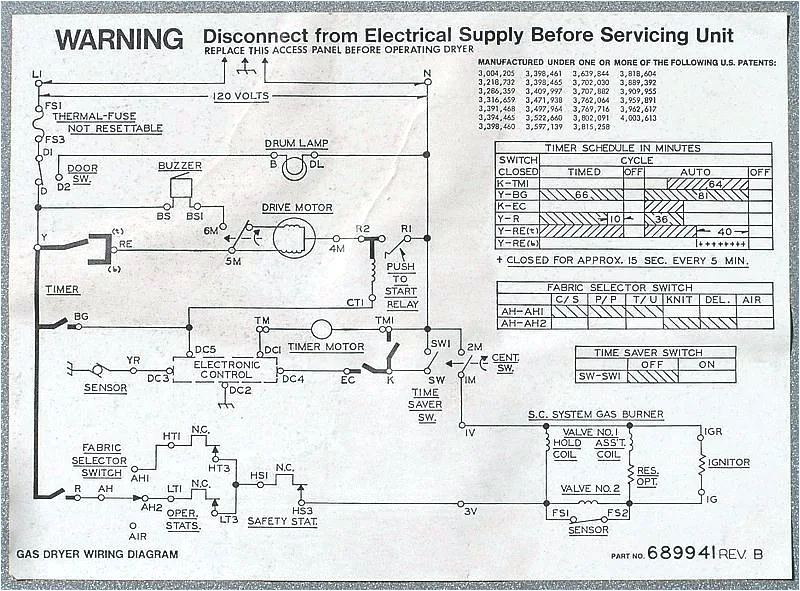 Kenmore Dryer Wiring Diagrams