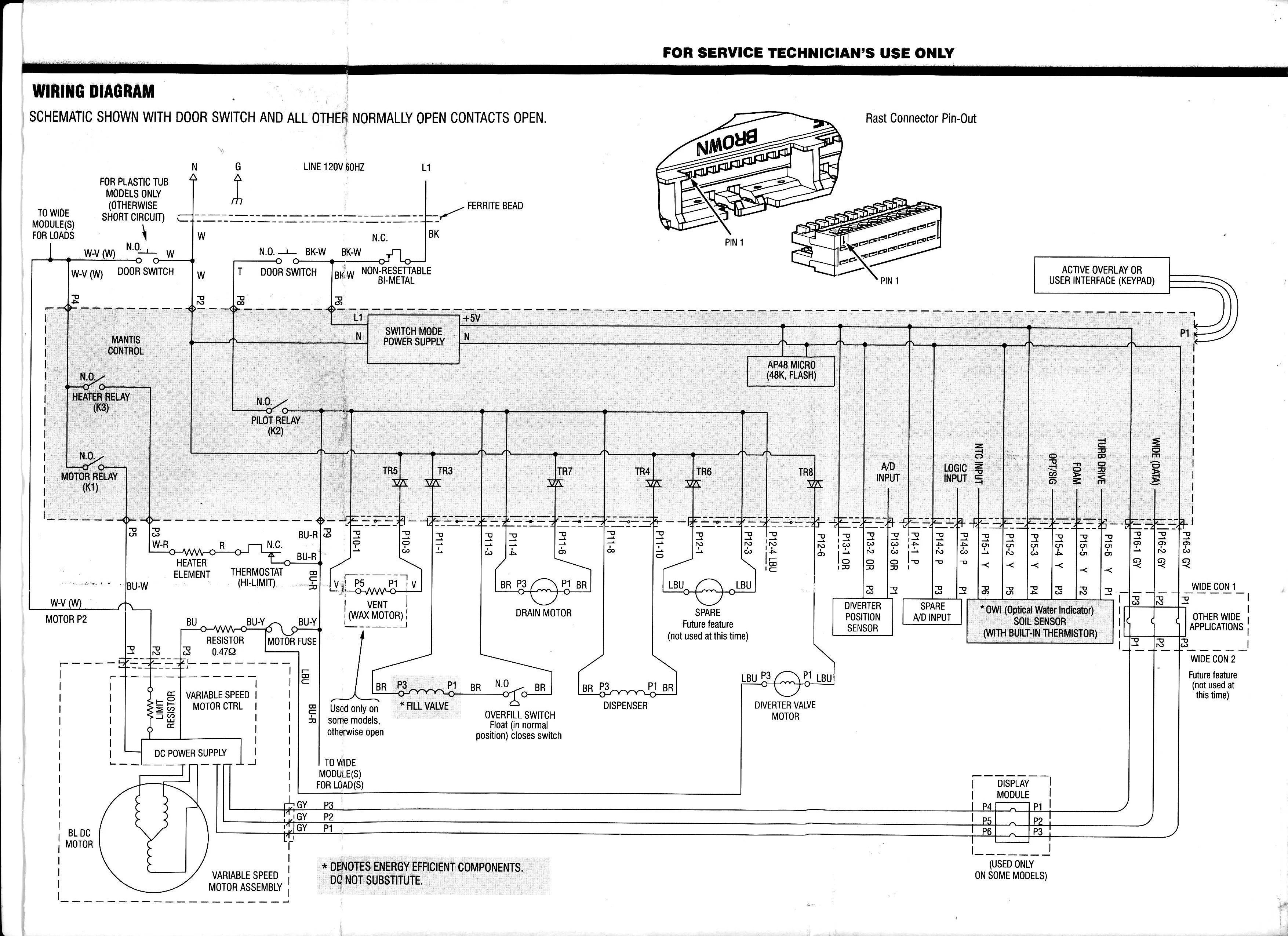Kenmore Elite Refrigerator Electrical Schematic Wiring Diagram