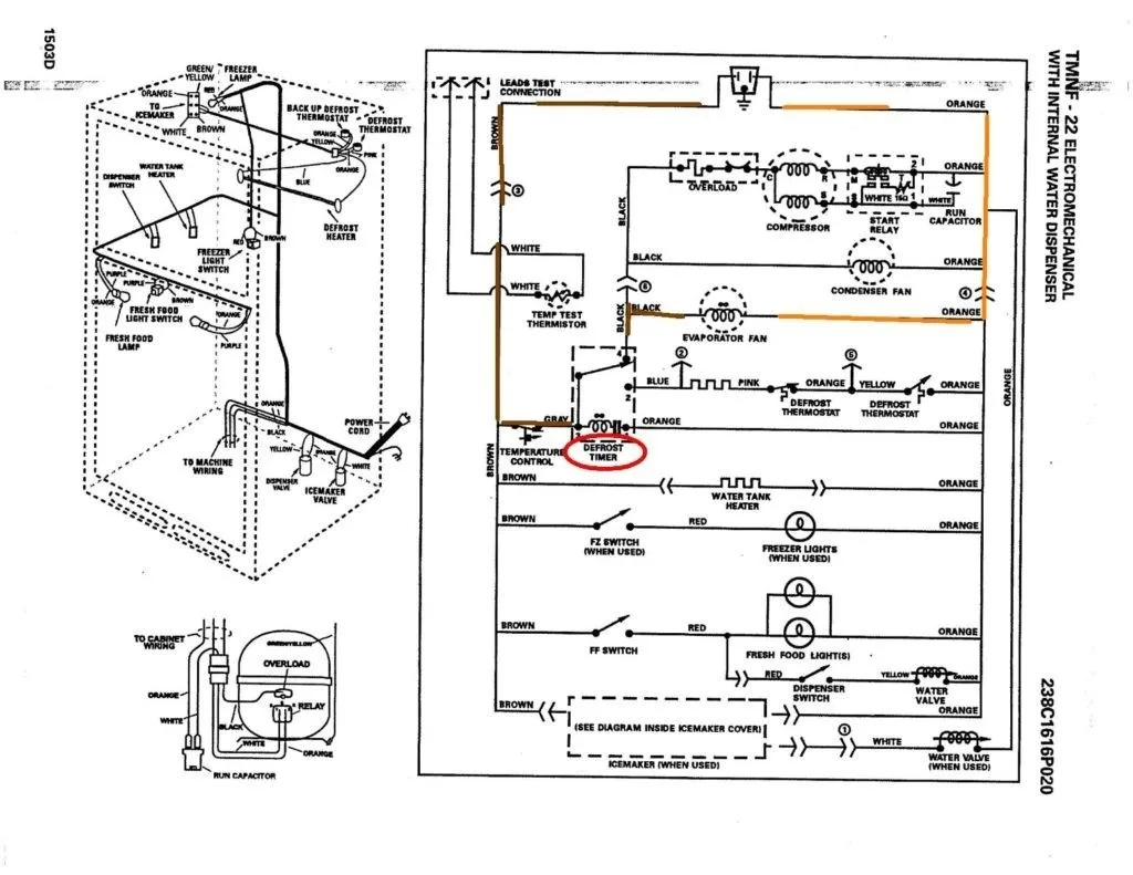 Kenmore Refrigerator 106 5110 Diagram