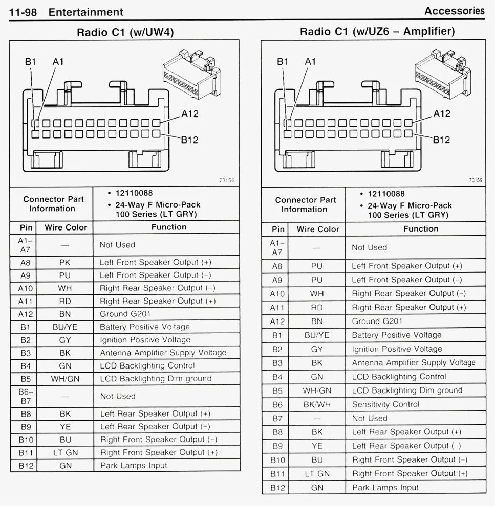 Kenwood Stereo Wiring Diagram Color Code