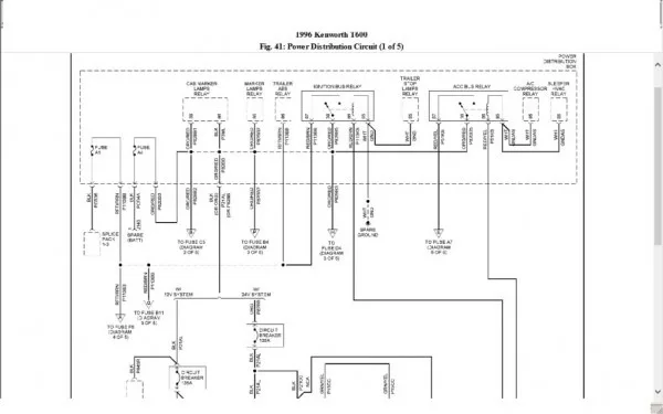 Kenworth T800 Wiring Diagram