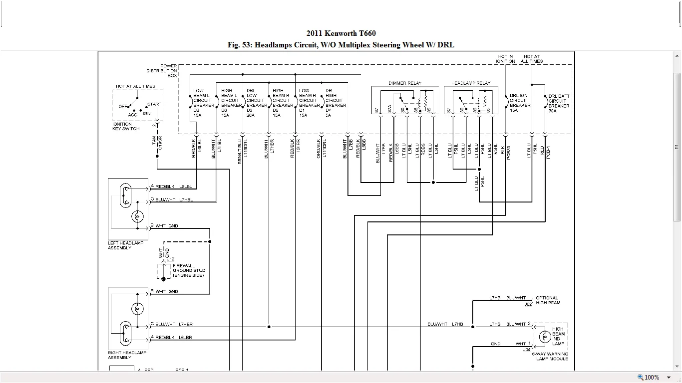 Kenworth T800 Wiring Diagram Wiring Diagram