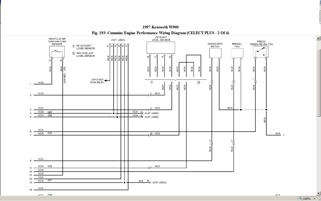 Kenworth W900 Wiring Diagrams