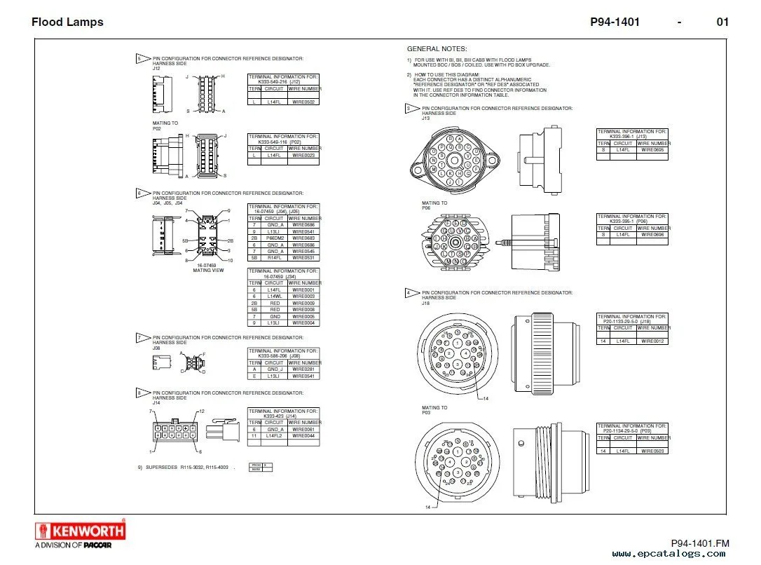 Kenworth Wiring Diagrams T600 Wiring Diagram