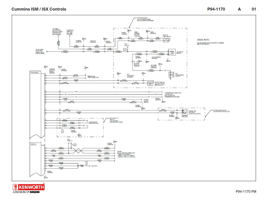 Kenworth Wiring Diagrams Wiring Diagram And Schematic