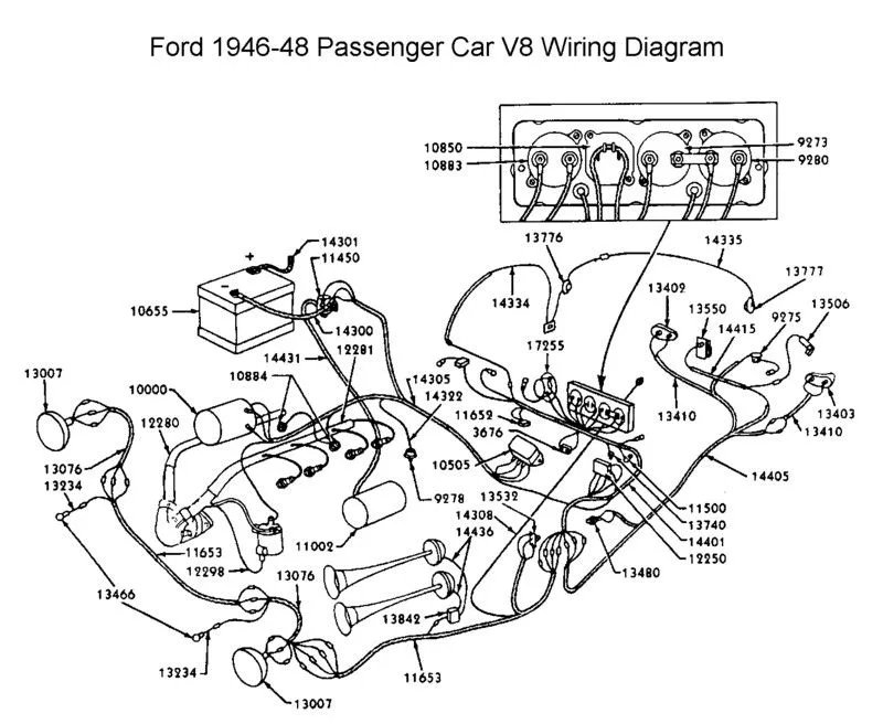 Key Switch Wiring Diagram For 1954 Ford Ford Key Switch Diag