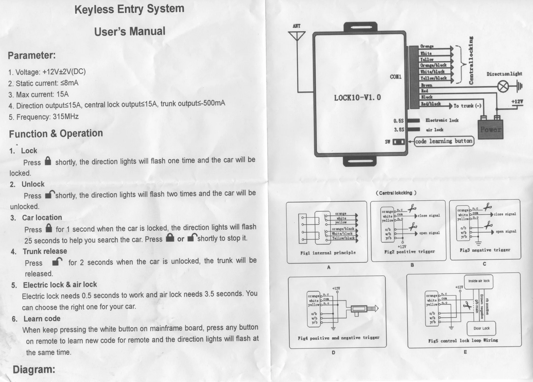 Keyless Entry System To Garage