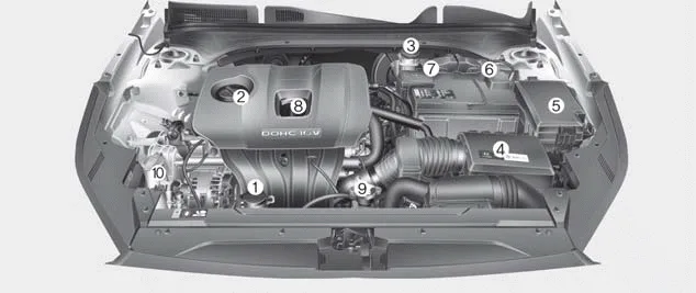 Kia Forte Engine Compartment Your Vehicle At A Glance