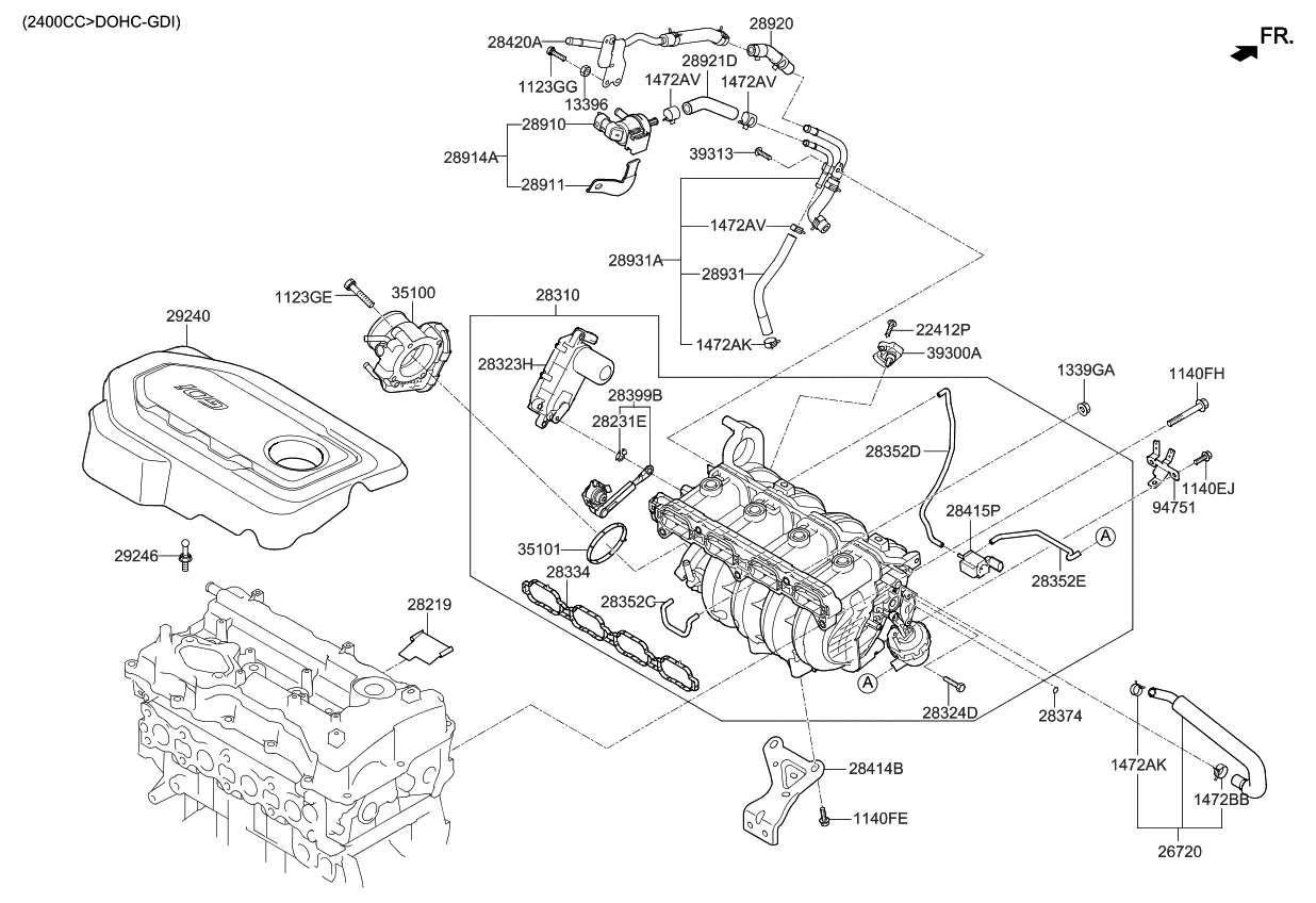 Kia Sorento 2015 Parts
