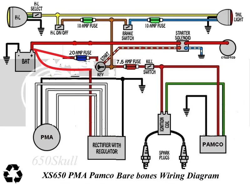 Kill Switch Wiring Yamaha Xs650 Forum