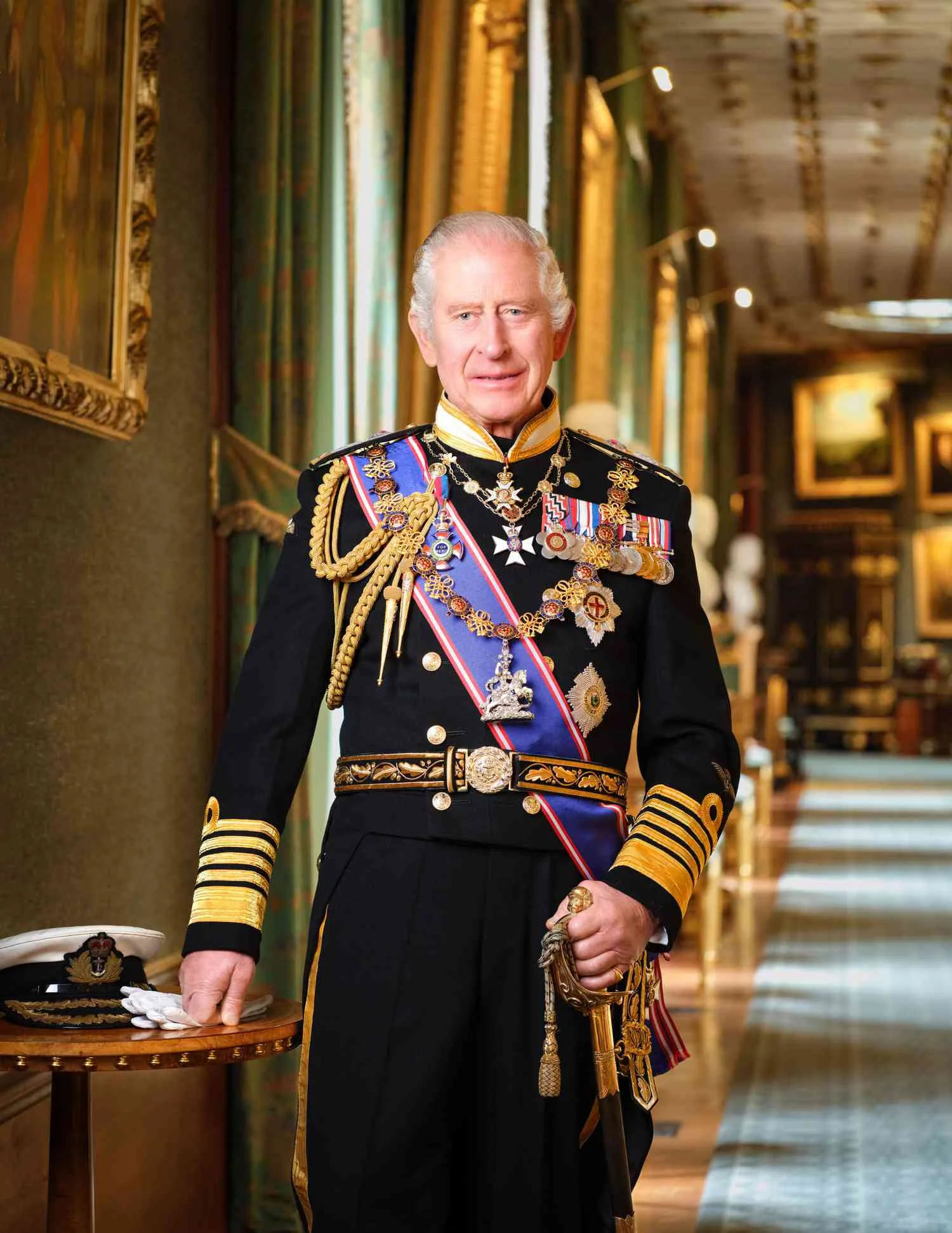 King Charles Portrait 2024 Mirrored Elsy Eleonore